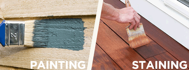 The Advantages and Disadvantages of Painting and Staining